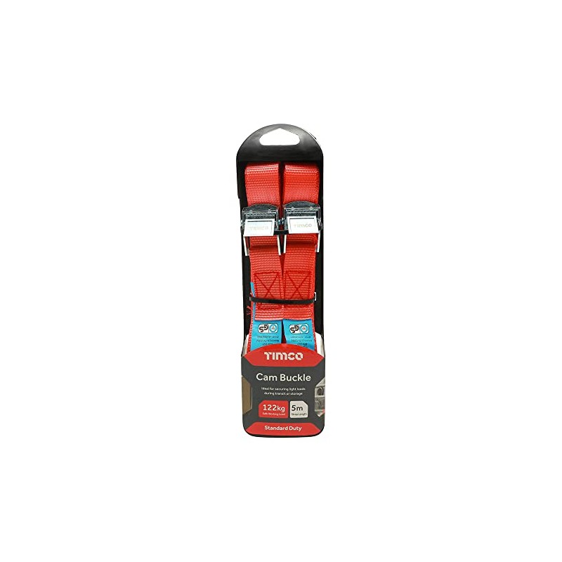 TIMCO Cam Buckles - Standard Duty - 5m x 25mm