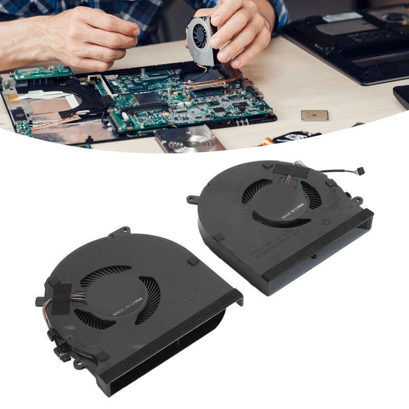 Laptop Cooling Fan 4 Pin Replacement Cooling Fan Replacement for