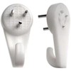 Merriway BH05796 (20 Pcs) Medium 30mm (1.3/16 inch) White Nylon