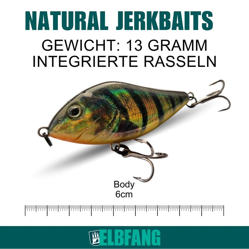 ELBFANG Jerkbait Set - Jerkbait Pike - Jerk Wobbler -