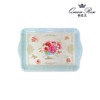 Magic Clean Queen Rose Blue Round Medium Basket Tray Rounded Edges