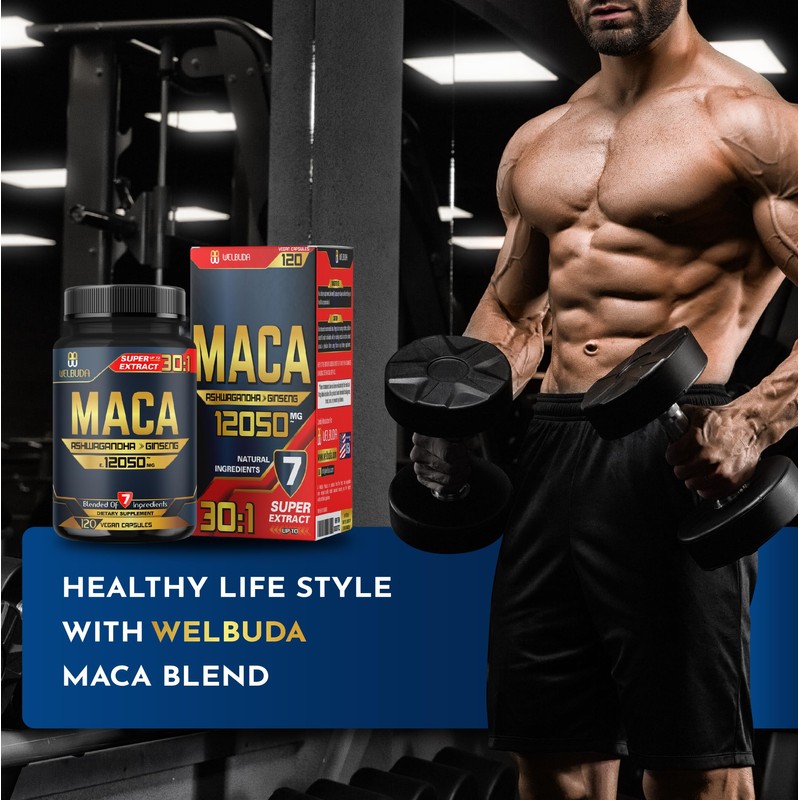 120 Capsules - 4 Month Supply - Maca Root Capsules