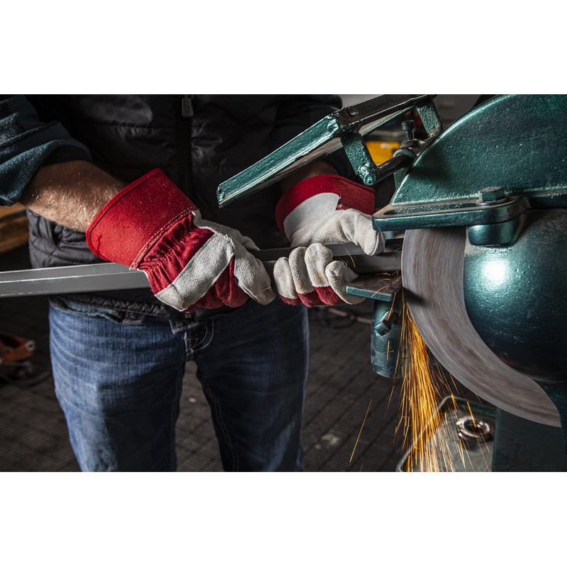Boss Men's Guard Split Cowhide Leather Palm Work Gloves, Safety