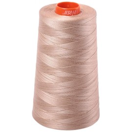 Aurifil 2314 - Beige - Mako 50 Wt 100% Cotton Thread, 6,452 Yard Cone