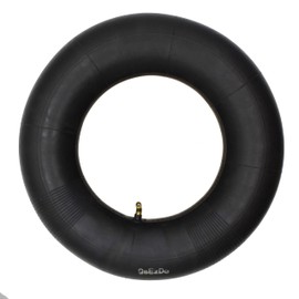 QsEzDo 4.00-8 Inner Tube, with Bent Valve Tyre (1 pack), work for Wheelbarrow Barrow Sack Truck Trolley Spare Wheel,and more