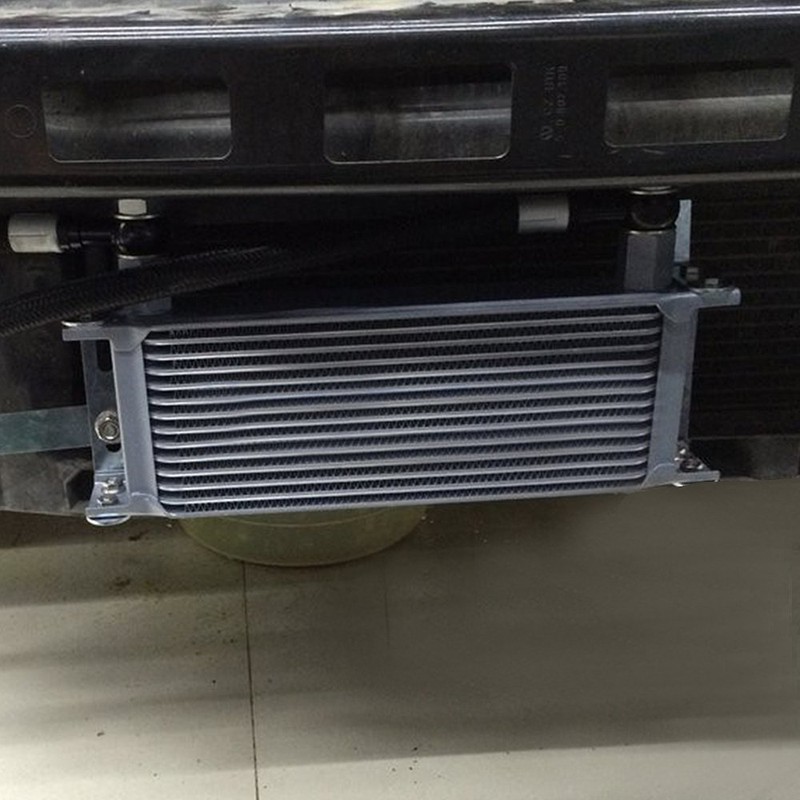 G-PLUS 19 Row GM Aluminum Engine Transmission Oil Cooler Kit