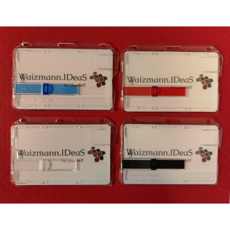 Waizmann.IDeaS® 5 x Card Holder ID Card Holder Name Plate