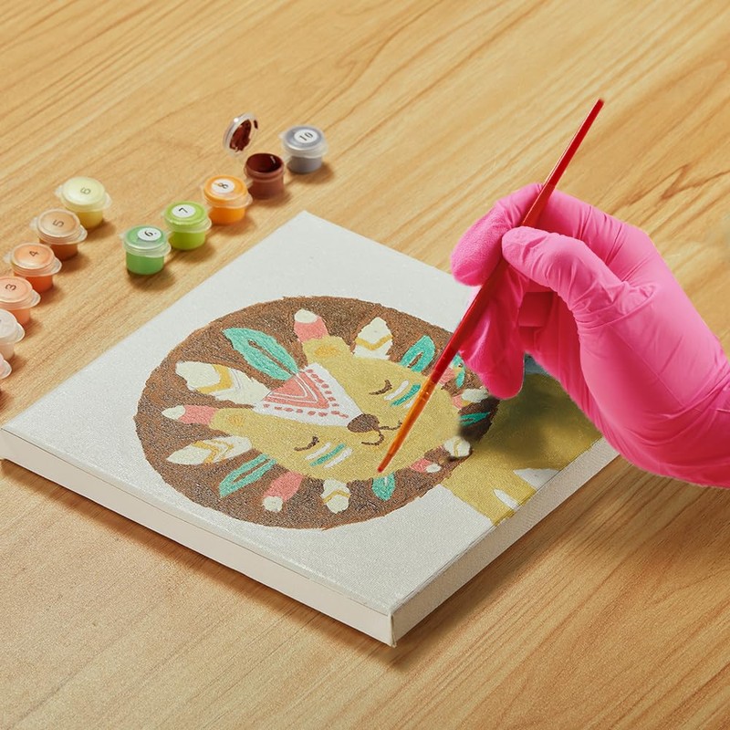 Kids Gloves Disposable, Nitrile Gloves for 7-14 Years - Latex