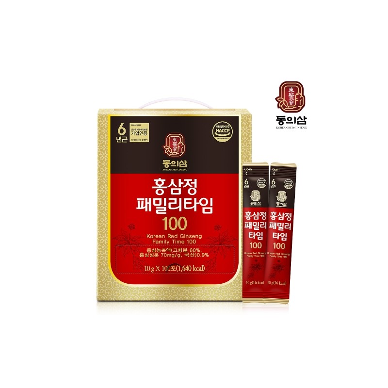 Donguisam Red Ginseng Extract Family Time 100 (10g Sticks) 100