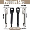 Treki Key Ring Screwdriver Set，8pcs Mini Pocket Keychain Screwdrivers Multifunction