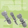 Baby Spoons, 3PCS Silicone Baby Spoons Self Feeding 6+ Months