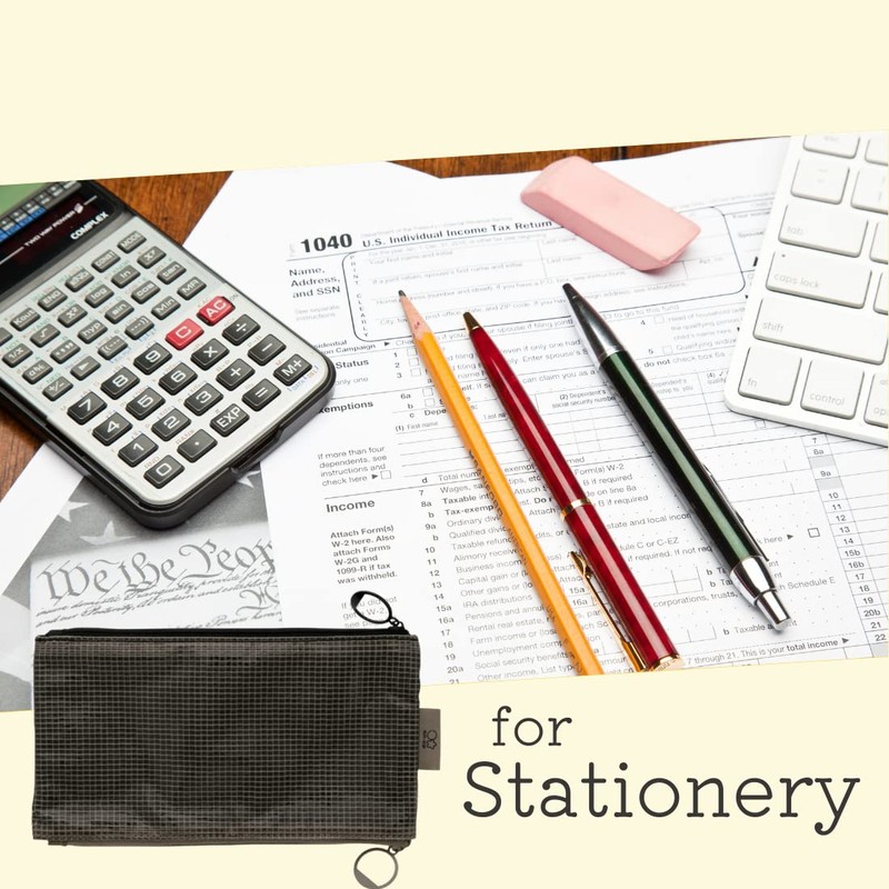 Sunstar Stationery Unipo Pen Case & Pouch, Black S1425064