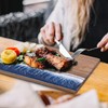 gzcmxh Resin Cutting Board, Handmade Charcuterie Board with Wave Pattern
