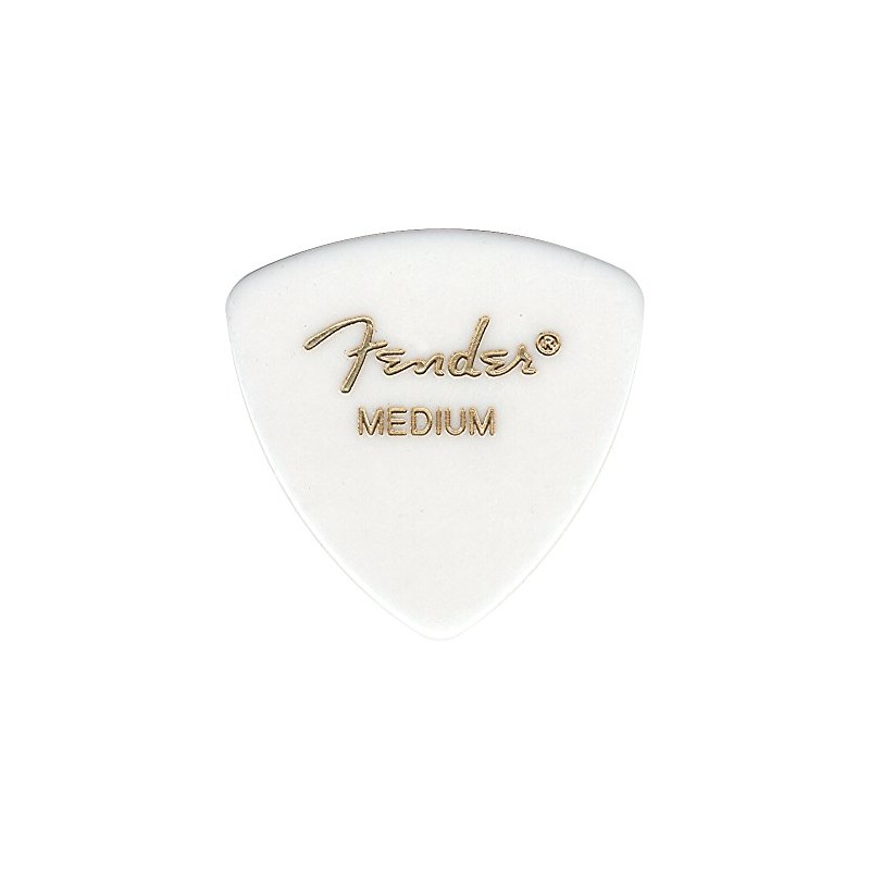 Fender 346 White Guitar Picks Heavy 6 Dozen