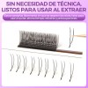 Itntfn U-shaped Blister Extensión De Pestañas Pre Armadas Volumen 0.07