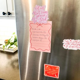 Swaygirls magnets | Christian magnet | Fridge magnets | Refrigerator magnets with Bible verses, scripture | Christian gifts | God Jesus magnets | Let all that I am praise the Lord