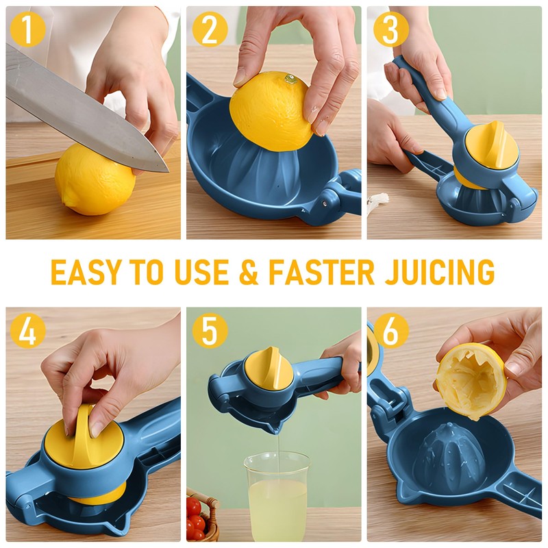Extra Large Lemon Squeezer Hand Press - High Performance Manual