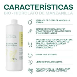Hidrolato De Manzanilla Natural Tonico Facial Capilar Calmante Antiiflamatorio Libre De Colorantes Y Parabenos Hebbe Cosmetics  Ludika 1 L            