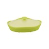 シービージャパン シリコンスチーマー グリーン オーバル型 電子レンジ調理 fleur
