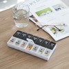 DANYING Large Pill Organizer 2 Times a Day, Weekly Box