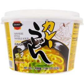 J-BASKET Curry Noodles, Udon, 7.86 Oz (Pack of 6)
