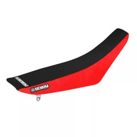 Honda 2003 - 2019 Honda CRF 150 F SEAT COVER  RED SIDES / BLACK TOP GRIPPER #187