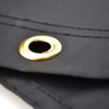 MOFAN Black Mourning Streamer 5'x3" 200D Endura-Nylon Half-Mast Mourning Ribbon