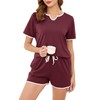 Sopesil Womens Pyjamas Shorts Sets Ladies Pyjamas Cotton Short Sleeve