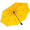 iX-brella Reverse Reverse Opening Fiberglass Pocket Umbrella with Coloured Spokes,