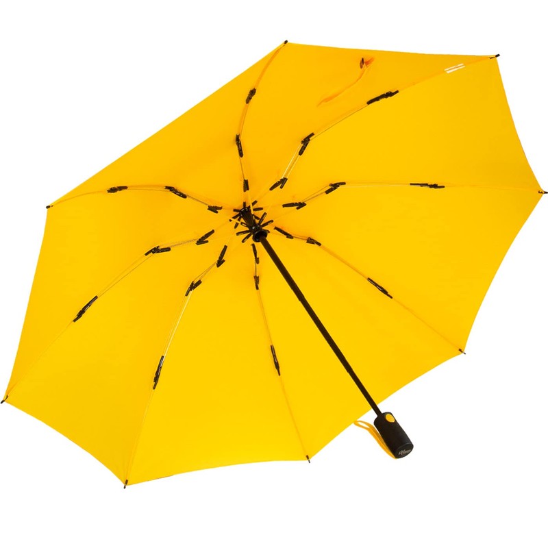 iX-brella Reverse Reverse Opening Fiberglass Pocket Umbrella with Coloured Spokes,