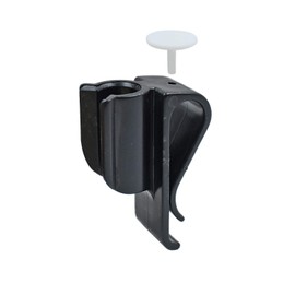 PCTC 4 PCS Golf Club Bag Clips On Putter Clamp Holder Organizer Value Durable Plastic Black Putting Clip Golf Accessories for Men Women Golfer