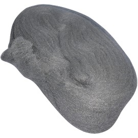 AERZETIX - C50114 - Superfine Wire Steel Wool - Sanding Pad - Polishing Cleaning - Size Grade 0000-160g - for Metal, Wood, Glass, Ceramic