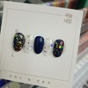 [Christmas Nail] White snow is falling from the sky Nail