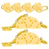 DECHOUS Cute Keychain 10Pcs Cheese Keychain Bulk Keychain Pendant Charms