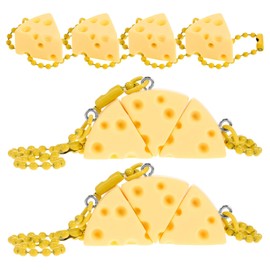 DECHOUS Cute Keychain 10Pcs Cheese Keychain Bulk Keychain Pendant Charms Cheese Cute Girls Bag Car Key