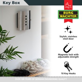 Burg Wächter Key Storage in Various Designs Stainless Steel