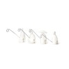 Kikkerland Teabag Holder, Plastic, White 10.2 x 12.2 x 3