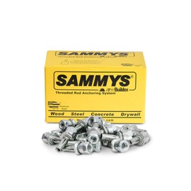 Sammys X-Press 8150922-25 Vertical Rod Anchor Super Screw with 3/8 in. Threaded Rod Fitting for Metal Deck (25-Pack)
