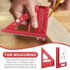3D Multi Angle Measuring Ruler, 3D Hole Position Layout Drawing
