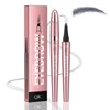 Eyebrow Pen, Waterproof Microblading Eyebrow Pencil, 4 Tip Precise Eye