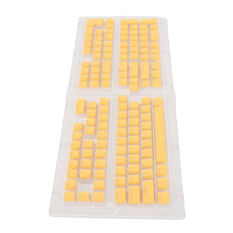 PBT Pudding Keycaps 129 Keys Translucent OEM Height Doubleshot Injection
