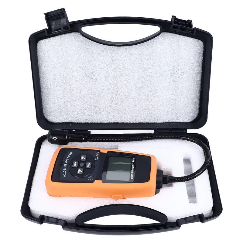 Combustible Gas Leak Detector LCD Digital Gas Leakage Audible Visual