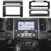 Voodonala for F150 ABS Carbon Fiber Navigation Air Conditioning Volume