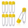 Lxnoap 10 pcs Cloth Diaper Pins Stainless Steel Traditional Safety