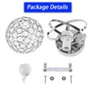 Ygapuzi Modern Crystal Wall Light Flush Mount Wall Sconces Lamp