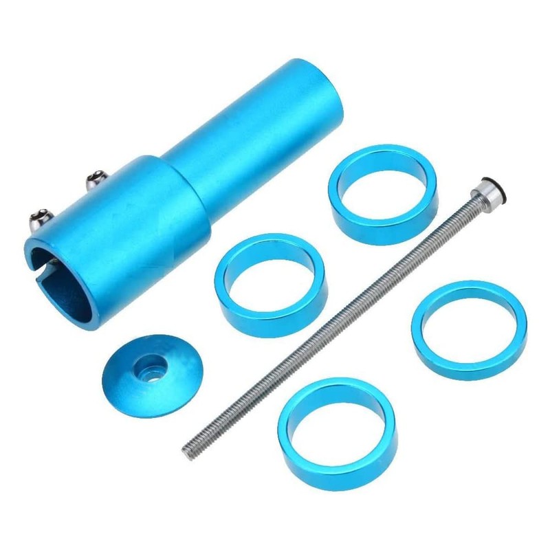 BlueSunshine Bike Handlebar Riser Bicycle Fork Stem Raiser Extender Head