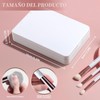 Set de Brochas de Maquillaje, 14 Piezas, con Espejo LED