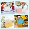 PATIKIL 50Pcs Wedding Place Cards, Laser Cut Rose Table Place