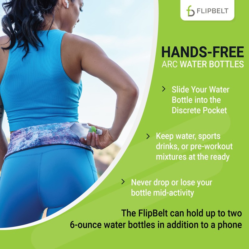 FlipBelt Running Bottle FlipBelt Arc Water Bottle FBAWB11