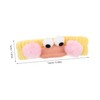 Healvian Cute Plush Spa Headband for Women Funny Cartoon Design